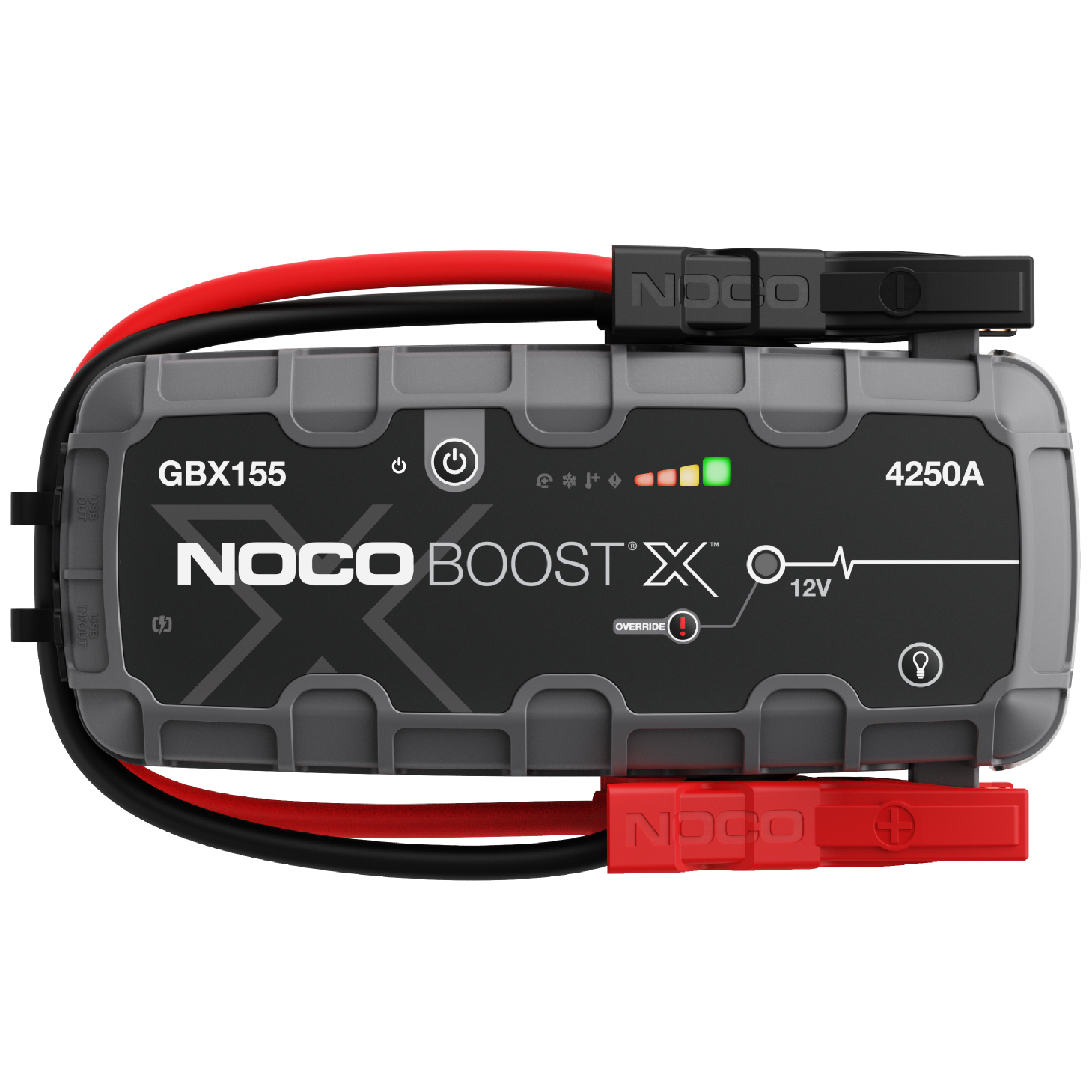 NOCO Boost X GBX155 4250A Jump Starter with Heavy Duty Precision Battery Clamps